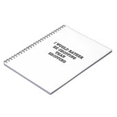 Carnet Arboriste Arbre Chirurgien cadeau tronçonneuse. (Côté gauche)