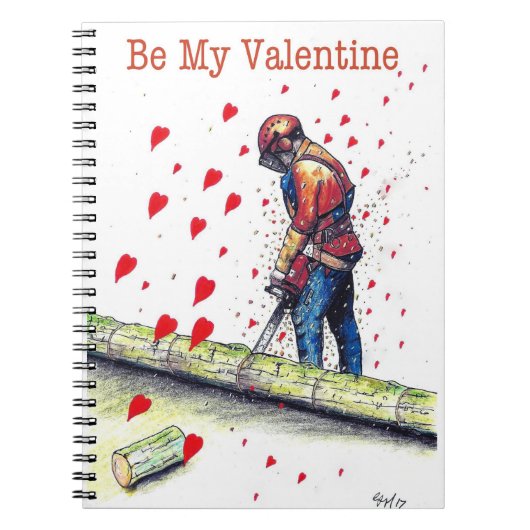 Carnet Arboriste Carte Valentine (Devant)