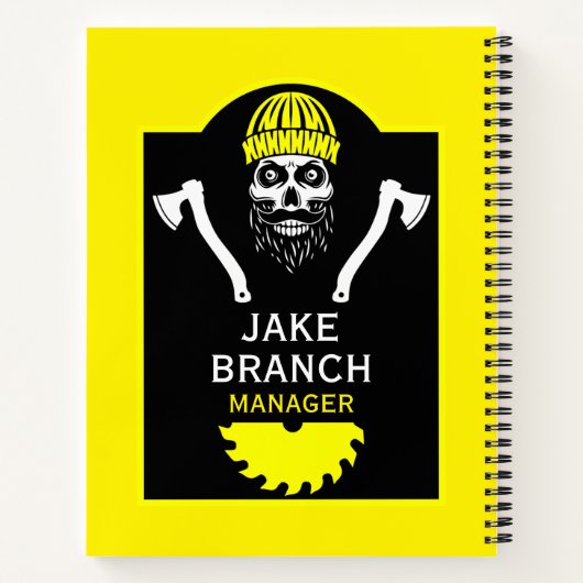 Carnet Arboriste Tree Surgeon (Dos)