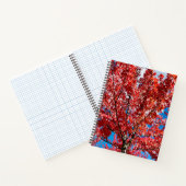 Carnet Arbre à feuilles rouges à l'automne (Intérieur)