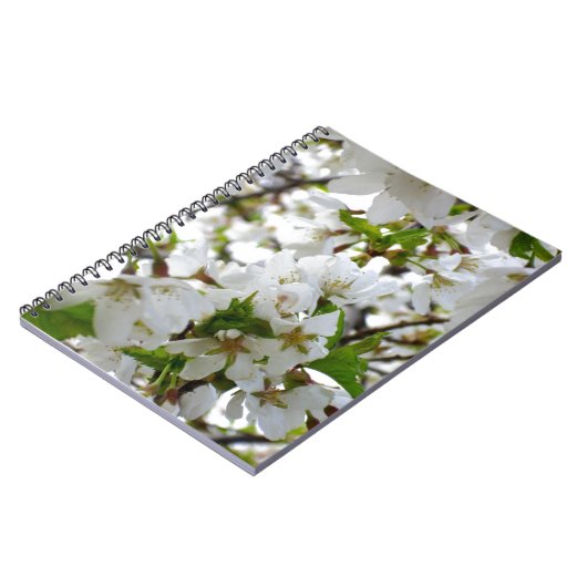 Carnet Arbre à fleurs blanches (Côté gauche)