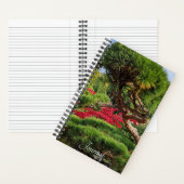 Carnet Arbre à pin noir et photo d'érable rouge japonais (À l'intérieur)