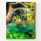 Carnet Arbre balayé par vent (Dos)