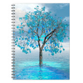 Carnet Arbre bleu cristal (Devant)