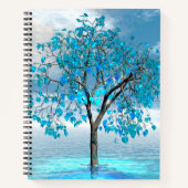 Carnet Arbre bleu cristal (Devant)