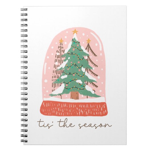 Carnet Arbre Cadeau De Noël C'Est La Saison (Devant)
