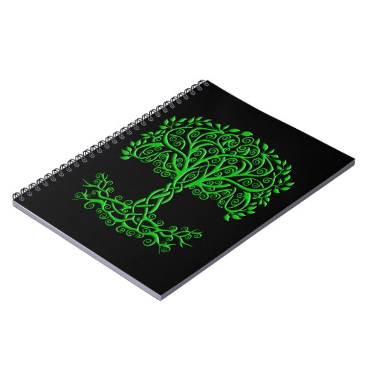Carnet Arbre Celtique Vert De Vie (Côté gauche)