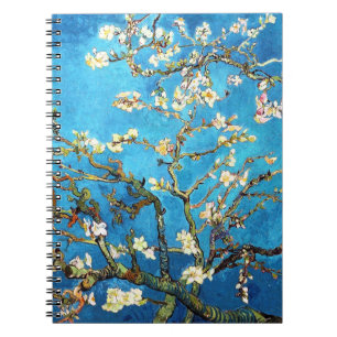 Carnet Arbre d'amande fleurissant Van Gogh Art