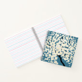 Carnet Arbre d'art à fleurs blanches qui fleurissent (Intérieur)