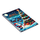 Carnet Arbre de Noël 8 bits & Père Noël (Côté Droit)