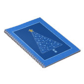 Carnet Arbre de Noël bleu (Côté Droit)