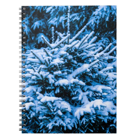 Carnet Arbre de Noël de neige (Devant)