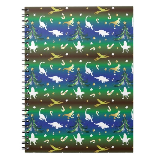 Carnet Arbre de Noël Dinosaur (Devant)