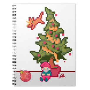Carnet Arbre de Noël gnoom Pixelart, Pixel Art 