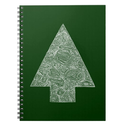 Carnet Arbre de Noël moderne (Devant)