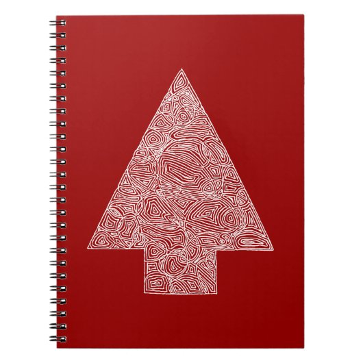 Carnet Arbre de Noël moderne (Devant)