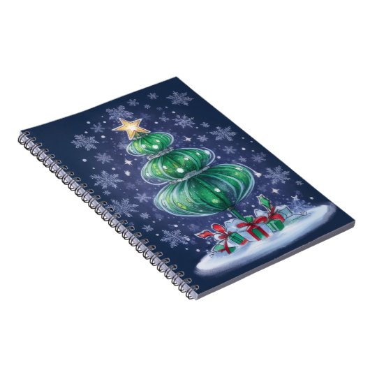 Carnet Arbre de Noël moderne (Côté Droit)