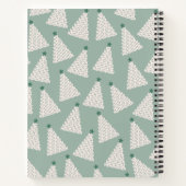 Carnet Arbre de Noël Motif Sage Green (Dos)