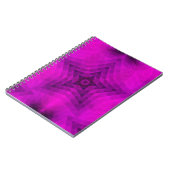 Carnet Arbre de Noël Silhouette & Étoile violette Dégradé (Côté gauche)