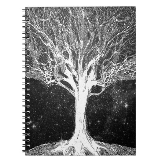 Carnet Arbre de nuit étoilée de la vie (Devant)