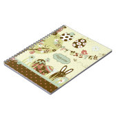 Carnet Arbre de Pâques et une corde à linge avec des (Côté gauche)