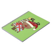 Carnet Arbre de vacances de renne de Rudy (Côté gauche)