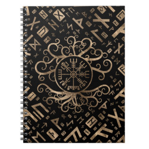 Carnet Arbre de Vegvisir de la vie Yggdrasil et des runes