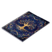 Carnet Arbre de vie coloré - Yggdrasil (Côté gauche)