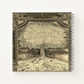 Carnet arbre de vie en or (Dos)