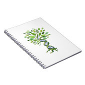 Carnet Arbre de vie génétique de l'ADN Environnement de b (Côté Droit)