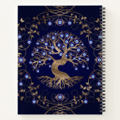 Carnet Arbre de vie OEil mal ornement (Dos)