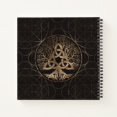 Carnet Arbre de vie - Yggdrasil avec Triquetra (Dos)