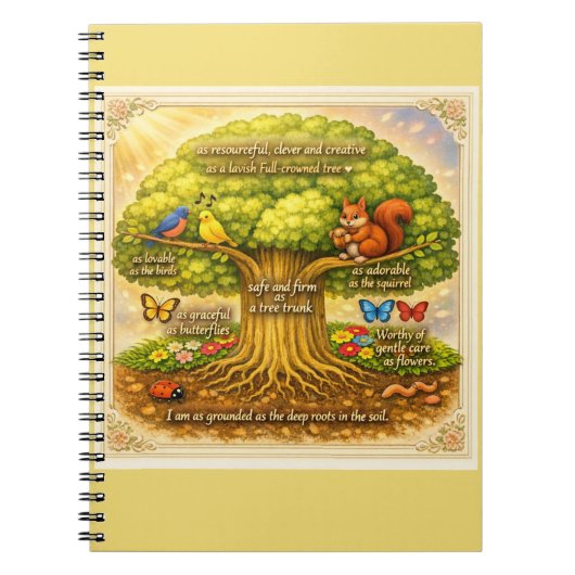 Carnet Arbre de Vision Radieux (Devant)