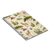 Carnet Arbre divi d'Aruba, âne, iguane, cactus (Côté Droit)