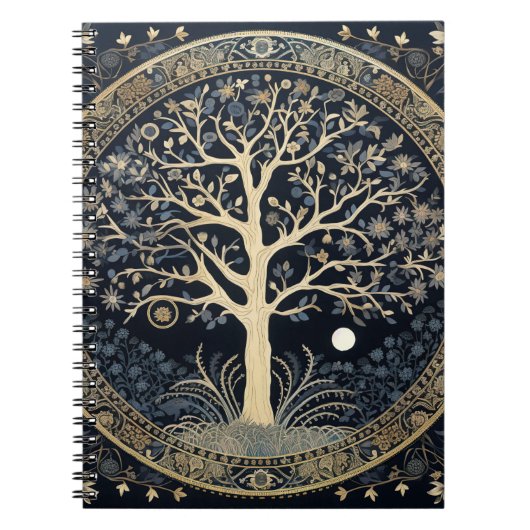 Carnet Arbre doré de la vie (Devant)