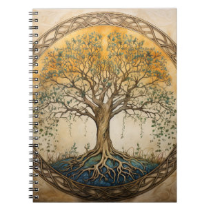 Carnet Arbre doré de la vie