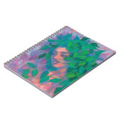 Carnet Arbre Dryad Spirit Vert Feuilles Surreal Imaginair (Côté gauche)