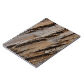 Carnet Arbre écorce I Abstrait naturel texturé (Côté gauche)