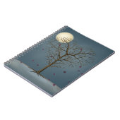 Carnet Arbre en forme de coeur mélancolique sous la Plein (Côté gauche)