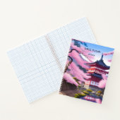 Carnet Arbre Et Temple De Fleur De Cerisier | Ajouter un  (Intérieur)