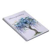 Carnet Arbre floral pourpre (Côté Droit)