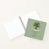 Carnet Arbre généalogique aquarelle Famille Réunion Invit (Intérieur)