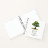 Carnet Arbre généalogique aquarelle Famille Réunion Invit (Intérieur)