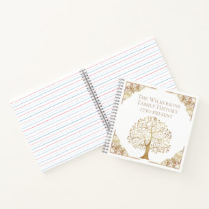 Carnet Arbre généalogique vintage Registres de généalogie