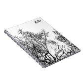 Carnet Arbre gothique noir et blanc (Côté Droit)