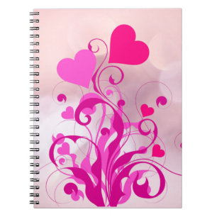 Carnet Arbre Love Heart Shapes Tree-25053