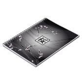Carnet Arbre noir de fleurs de cerisier (Côté gauche)