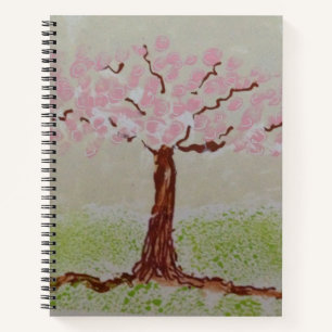 Carnet Arbre rose