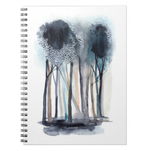 Carnet Arbres abstraits tranquilles