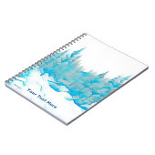 Carnet Arbres bleus neigeux (Côté gauche)